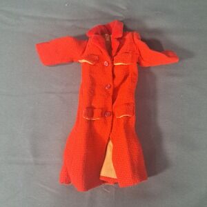 VTG 1963 Remco Judy Littlechap Remco Red Knit Doll Coat Japan 1960s Mod Fashion